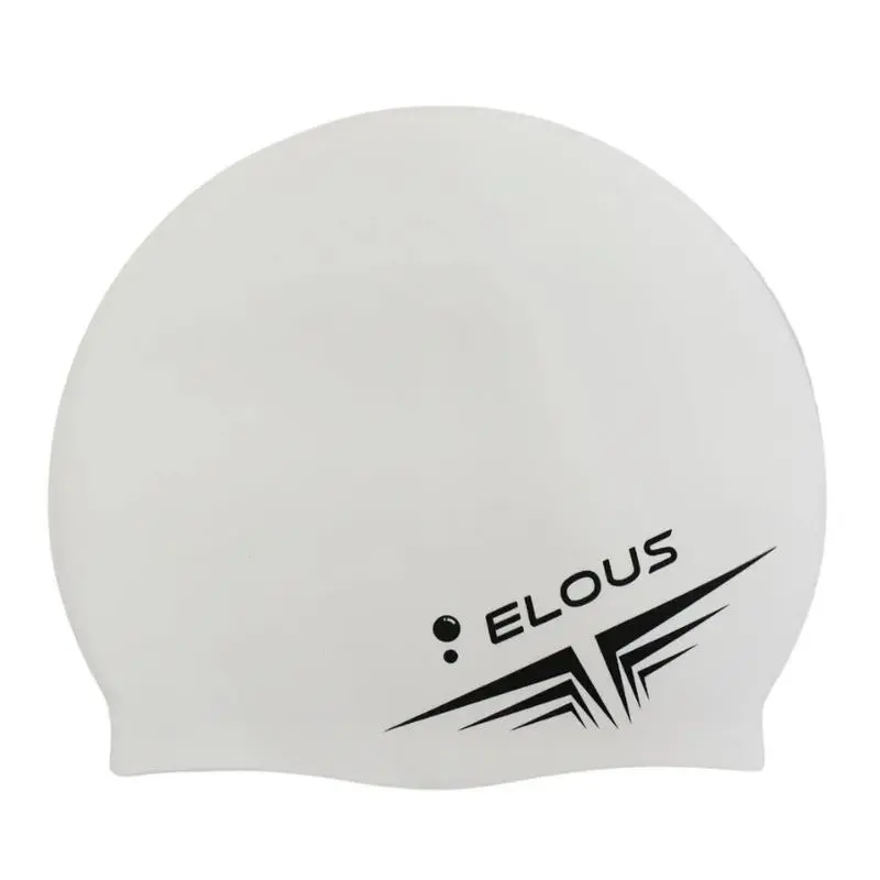 Шапочка для плавания Elous EL005 белая Шапочка для плавания Elous EL005 белая от магазина Супер Спорт
